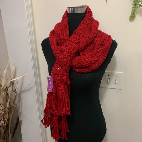 Smart Set KnitFringe 100% Arylic Warm Scarf - Picture 9 of 13